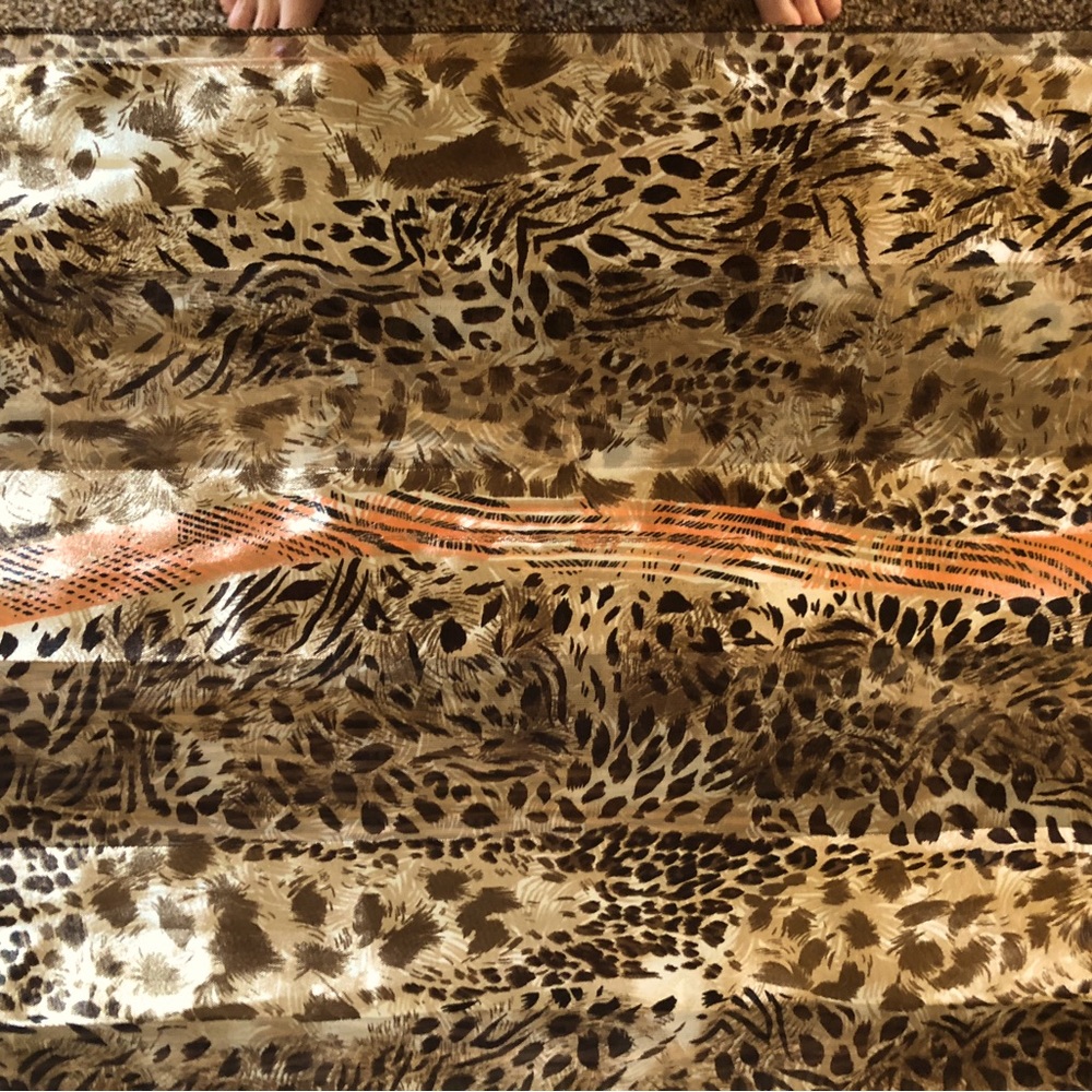 Animal print scarf